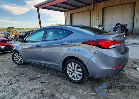 2014 Hyundai Elantra Se from USA, damaged, VIN 5NPDH4AE6EH457823